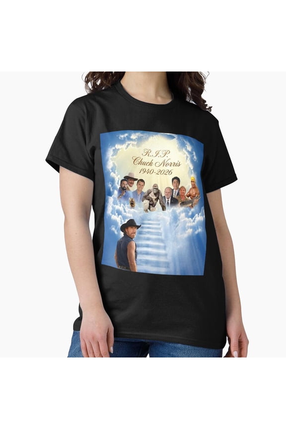 Martial Arts Icon Funny Chuck Slogan Fighter Apparel Tee T-Shirt