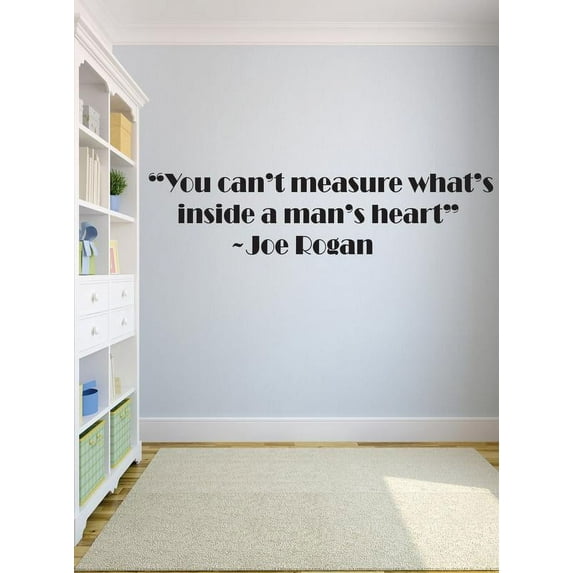 Martial Arts Is Vehicle For Developing Your Human Potential Joe Rogan Quote Peel & Stick Custom Wall Decal Vinyl Sticker 8 Inches X 30 Inches