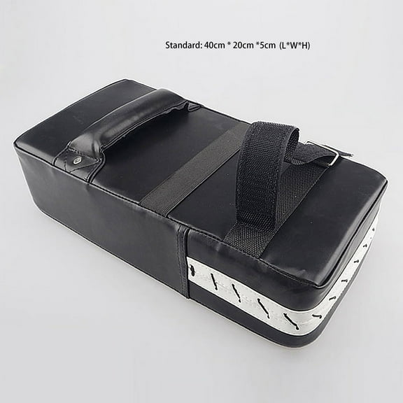 Martial Arts Kick Pad for Boxing & Taekwondo Training, Punching & Kicking Shield, PU Leather, Fitness Exercise Target, 40x20cm