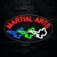 thumbnail image 1 of Martial Arts LED Neon Sign 28"L x 16"H #34597, 1 of 3