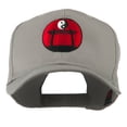 thumbnail image 1 of Martial Arts Logo Yin and Yang Embroidered Cap - Grey OSFM, 1 of 5