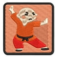 thumbnail image 1 of Martial Arts Monk Boy Applique Multi-Color Embroidered Iron-On Patch - 2.0 Inch Mini, 1 of 5