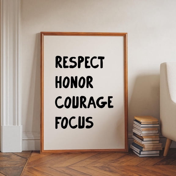 Martial Arts Quote Wall Art Karate Taekwondo Jiu Jitsu Motivation