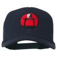thumbnail image 1 of Martial Arts Yin and Yang Embroidered Mesh Cap - Navy OSFM, 1 of 5