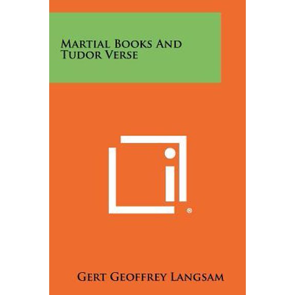 Martial Books and Tudor Verse Paperback