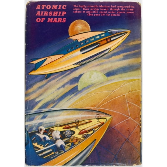 Martian Airship Poster Print By Mary Evans Picture Library (18 X 24)