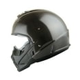 thumbnail image 1 of Martian Genuine Real Carbon Fiber Motorcycle Open Face Helmet HB-B2 Glossy Carbon Black + Clear Lens, DOT Approved, 1 of 7