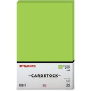 Martian Green 11 x 17 Cardstock Paper - Tabloid/Ledger - for Cards and Stationery Printing | Medium weight 65 LB 175 gsm Cover Card Stock | 100 Sheets Per Pack