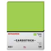 Martian Green Cardstock Paper   8 1/2 x 11 Medium weight 65 LB 175 gsm Cover Card Stock - for Cards, Invitations, Brochure, Award, and Stationery Printing - 100 Sheets Per Pack
