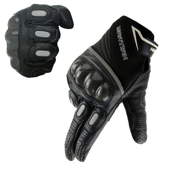 Martian Motocross Motorcycle Goat MT1 Leather Gloves BMX MX Bike Bicycle Cycling Hard Reinforced Knuckle Touch Screen