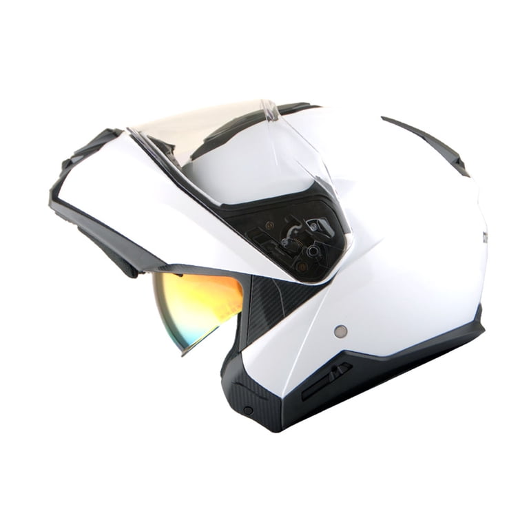 carbon fiber novelty motorcycle helmet Novelty Hawk- Grey Carbon Fiber XS