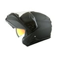 thumbnail image 1 of Martian Motorcycle Modular Full Face Helmet Flip up Dual Visor Sun Shield: HG362 Matt Black, 1 of 9