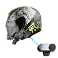 thumbnail image 1 of Martian Motorcycle Open Face Fiber Glass Dual Visor Helmet HB_609 Scooter Classical Knight Bike + Motorcycle Bluetooth Headset: Samurai Black, 1 of 9