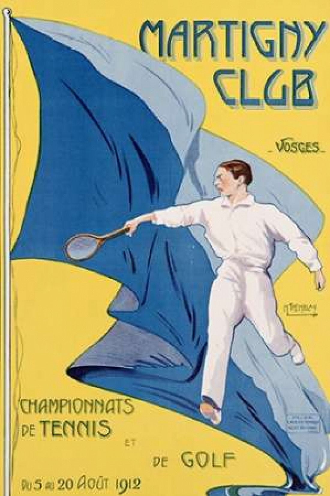 Martigny Club Canvas Art - M Tremblay (12 x 18)