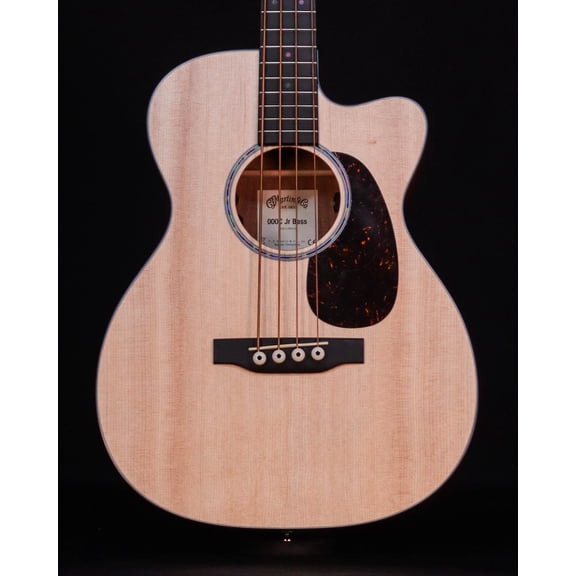 Martin 000CJr-10E Acoustic Bass, Sitka Sapele, Natural