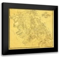 thumbnail image 1 of Martin 13x12 Black Modern Framed Museum Art Print Titled - Hill County Texas - Martin 1857, 1 of 5