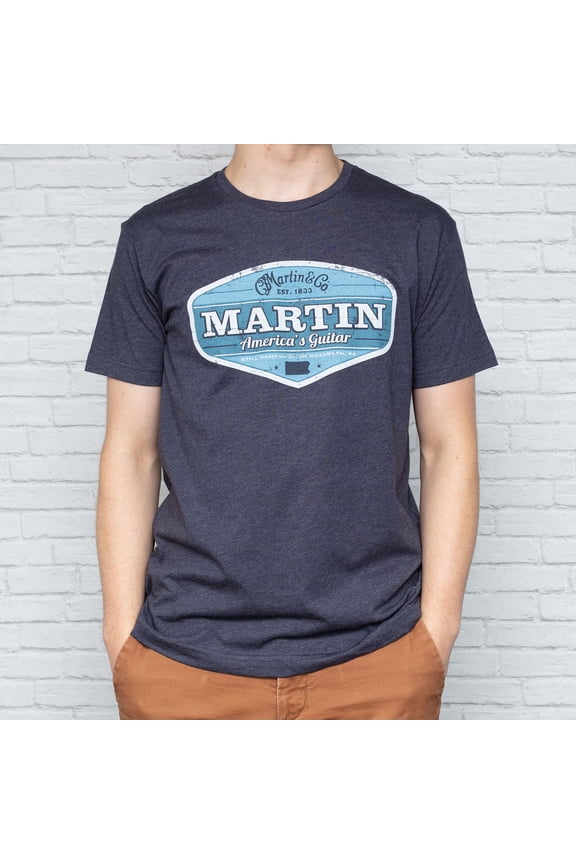 18CM0176 Retro T-Shirt, Navy (Medium)