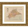 thumbnail image 1 of Martin 18x15 Gold Ornate Wood Framed with Double Matting Museum Art Print Titled - Malaga Spain Europe - Martin 1911, 1 of 4