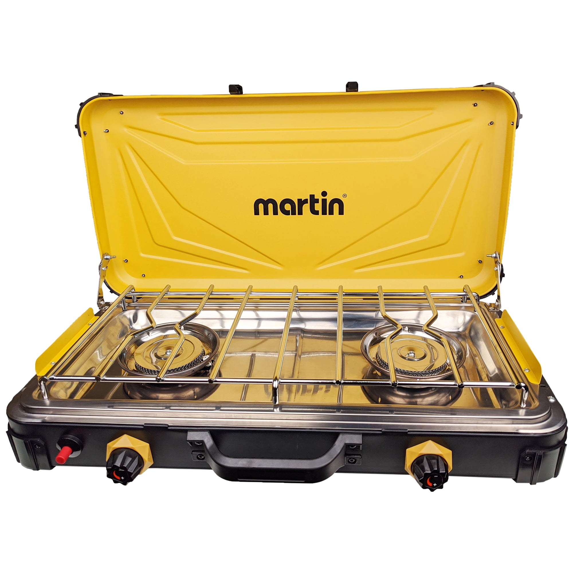 Martin 2 Burner Camp Stove Portable Dual Propane Gas Burner for