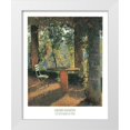 thumbnail image 1 of Martin 20x24 White Modern Wood Framed Museum Art Print Titled - La Tonnelle en Ete, 1 of 4