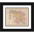 thumbnail image 1 of Martin 24x20 Black Ornate Wood Framed with Double Matting Museum Art Print Titled - Zamora Spain Europe - Martin 1911, 1 of 4