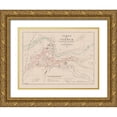 thumbnail image 1 of Martin 32x25 Gold Ornate Wood Framed with Double Matting Museum Art Print Titled - Cuenca Spain Europe - Martin 1911, 1 of 4