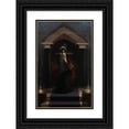 thumbnail image 1 of Martin Brandenburg 13x18 Black Ornate Wood Framed Double Matted Museum Art Print Titled - The Light of the World (Around 1909), 1 of 5