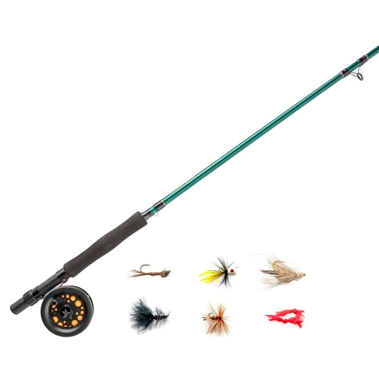 Martin Complete Fly Fishing Rod and Reel Combo Kit, 8-Foot Rod,