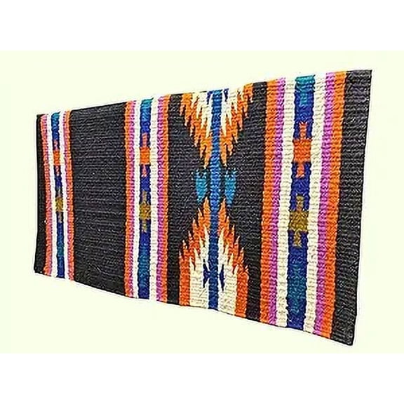 Martin Enterprises Saddle Pad/Blanket for Horses Western Show Horse Saddle Blanket New Zealand Design Handmade Wool Saddle Blanket Top Wool Saddle Pad