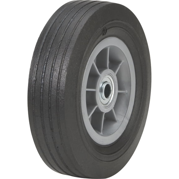 Martin Flat-Free Solid Rubber Tire and Poly Wheel, 8 x 2.50 Tire, Model# ZP182RT-202