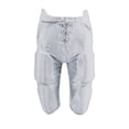 thumbnail image 1 of Martin Football ADULT "Dazzle" Game Pants with Integrated 7-Piece Pad Set, WHITE, 1 of 1