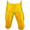 thumbnail image 1 of Martin Football YOUTH "Dazzle" Game Pants with Integrated 7-Piece Pad Set, GOLD, 1 of 2