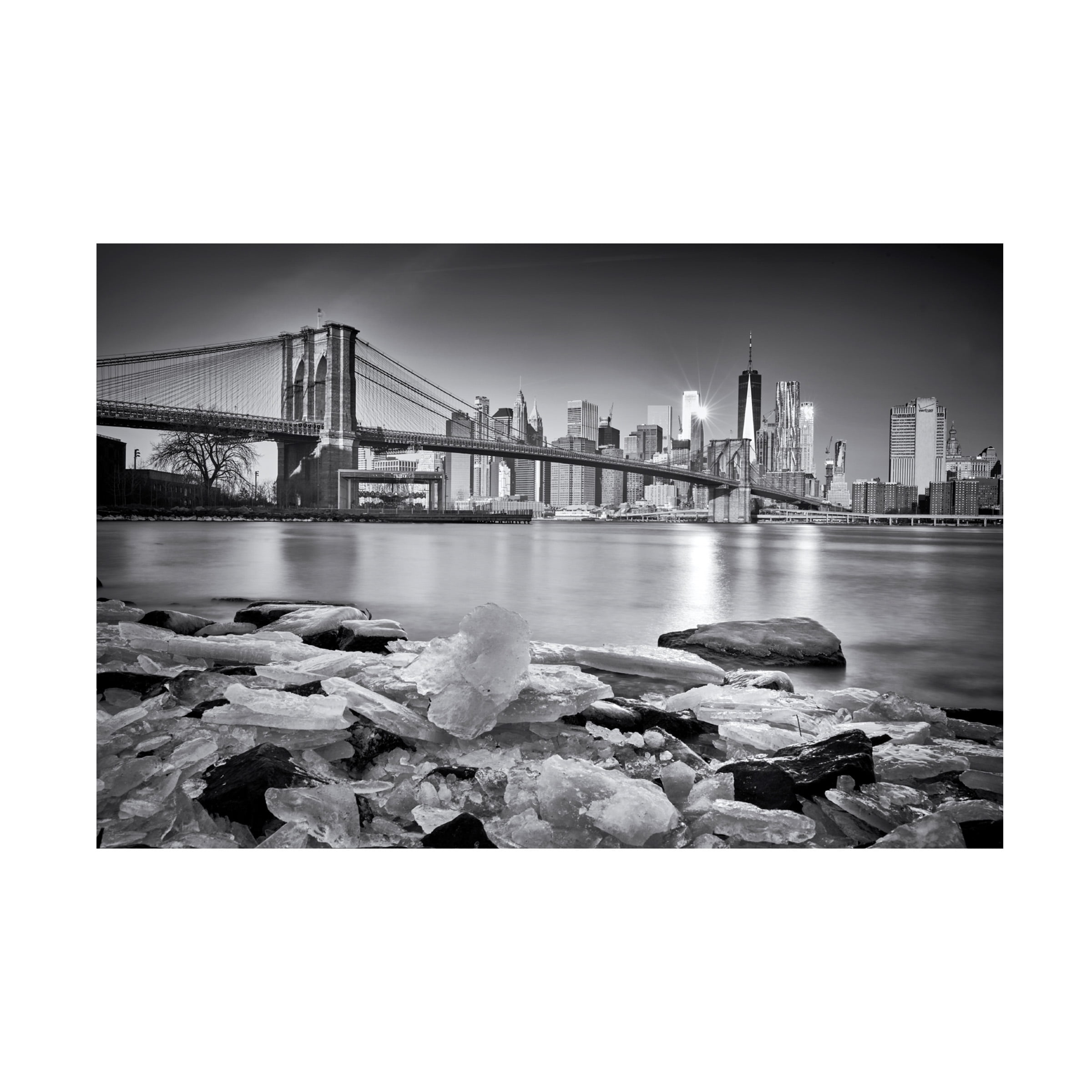 Martin Froyda 'New York Brooklyn Bridge' Canvas Art