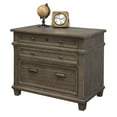 thumbnail image 1 of Martin Furniture Carson Wood Lateral File Storage File Drawer Gray, 1 of 8