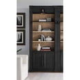 thumbnail image 1 of Contemporary 8' Tall Wood Bookcase Storage Fully Assembled Black, 1 of 1