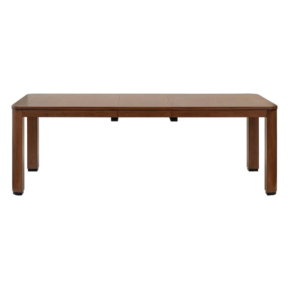 Martin Furniture Mid-Century Modern Wood Kitchen Dining Table with Eight Chairs, Brown