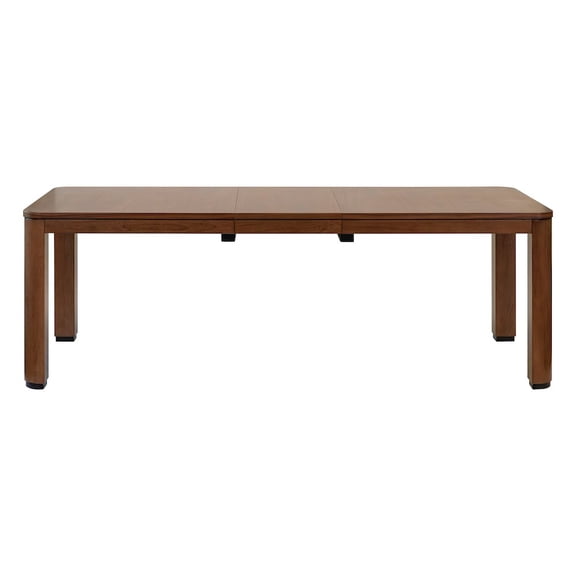 Martin Furniture Mid-Century Modern Wood Kitchen Dining Table with Eight Chairs, Brown