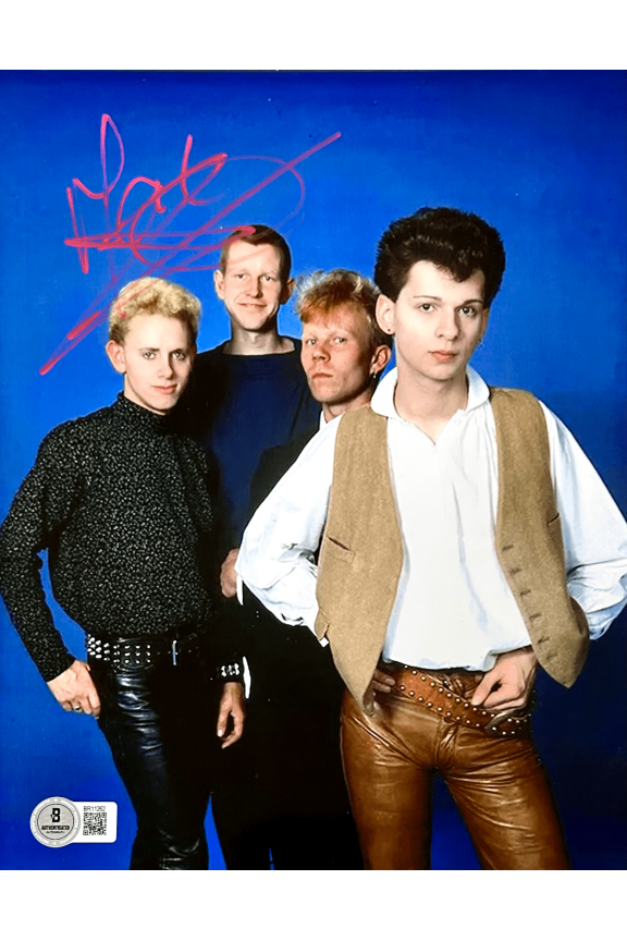 Martin Gore Signed Autograph 8x10 Beckett Authentication Depeche Mode