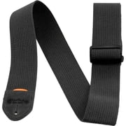 Martin Cotton Weave Pickholder Guitar Strap, Black