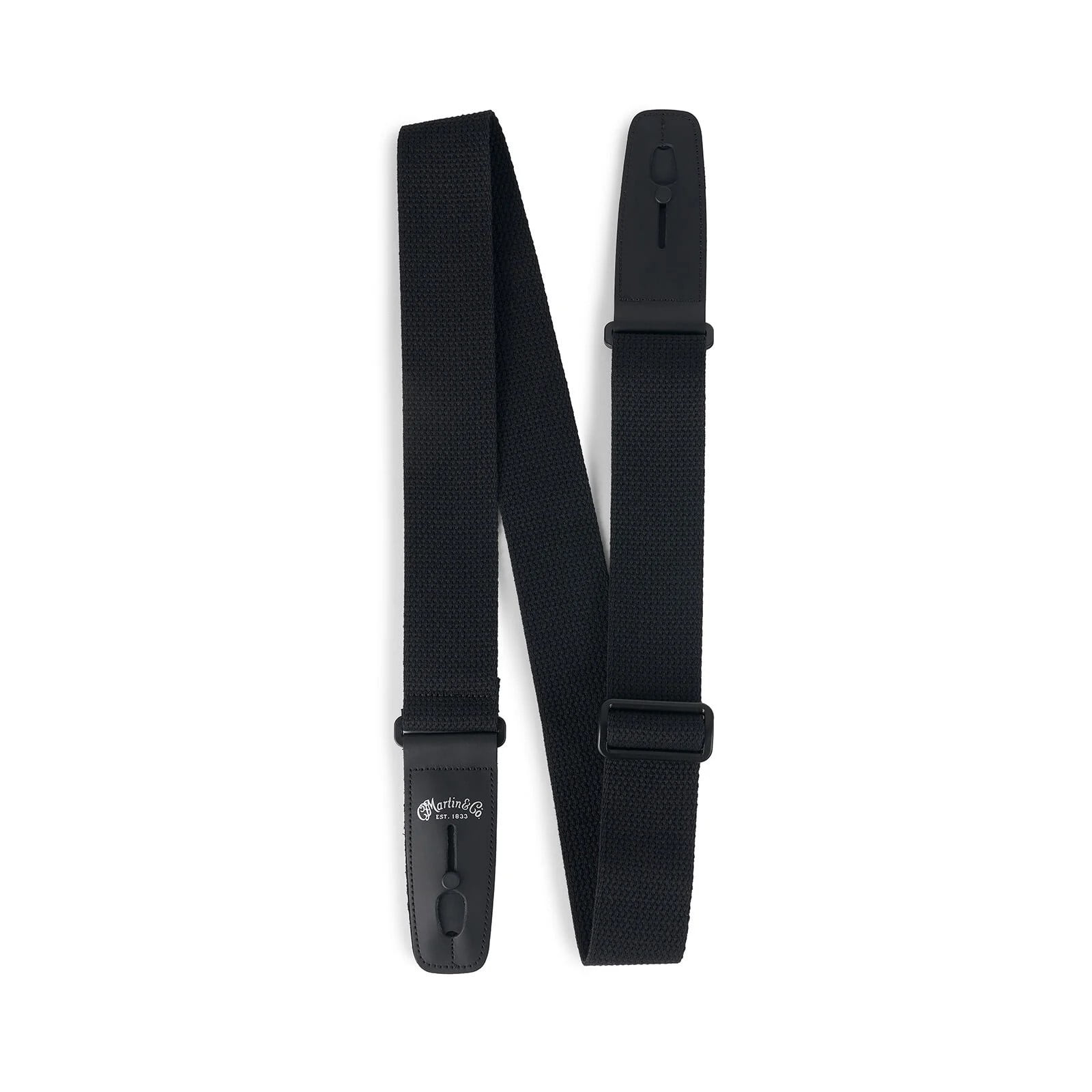 Martin Guitars Cotton Weave Guitar Strap, Black, 18A0141