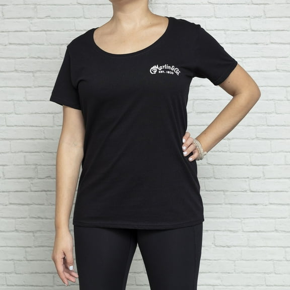 Martin Guitars Womens Scoop Neck Tee Shirt - Large