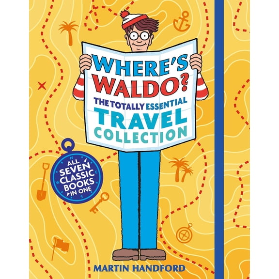Pre-Owned Where's Waldo? the Totally Essential Travel Collection: All Seven Classic Books in One (a Hidden Object Activity Book with Search and Find Adventures, Memory Games, Spot-The-Difference Challenges,...