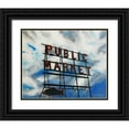 thumbnail image 1 of Martin, Heidi 18x15 Black Ornate Wood Framed with Double Matting Museum Art Print Titled - City Fish Market, 1 of 4