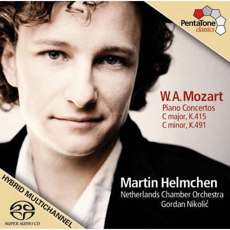 Martin Helmchen - Piano Concertos in C K415 & K491 - Music & Performance - SACD