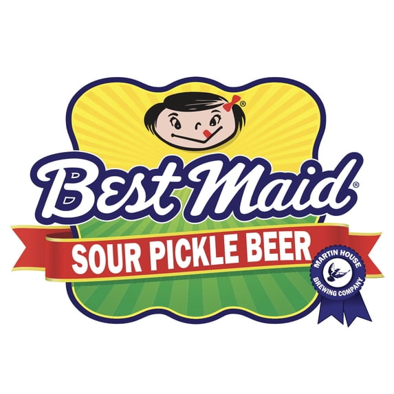 Martin House Best Maid Sour Pickle Craft Beer 4.7% Abv 6 Count per Pack 12oz Cans
