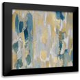 thumbnail image 1 of Martin, Jennifer 12x12 Black Modern Framed Museum Art Print Titled - Reveal Teal II, 1 of 5