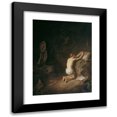 thumbnail image 1 of Martin Johann Schmidt 15x18 Black Modern Framed Museum Art Print Titled - Saint Jerome (1765), 1 of 5