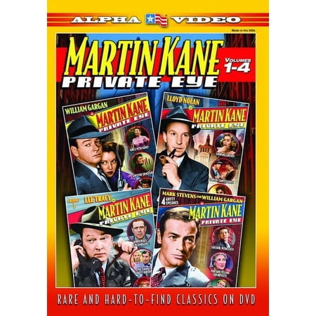 Martin Kane Private Eye 1-4 (DVD), Alpha Video, Drama