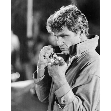 Martin Kove assumes karate stance as John Kreese The Karate Kid 5x7 photo