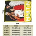 thumbnail image 1 of Martin Lawrence Blanket Flannel Soft Throw Blankets for Bedroom Livingroom Sofa Home 80"X60", 1 of 6